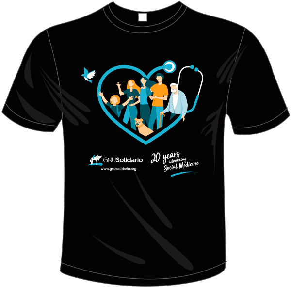 GNU Solidario • t-shirt