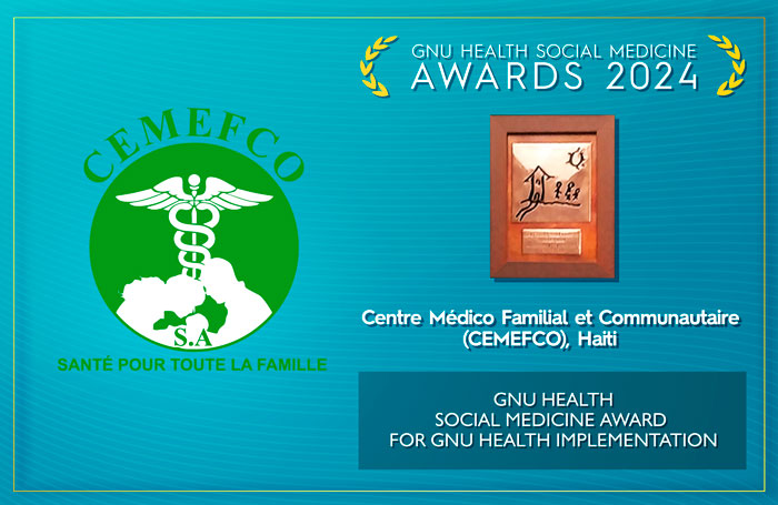 GNU Health Social Medicine Awards